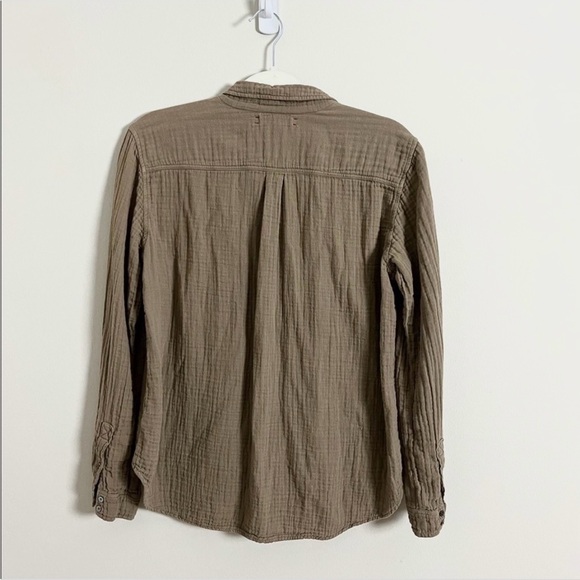 XiRENA gauzy cotton Scout Chelsea (olive) shirt M - Picture 5 of 5